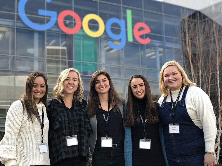 Novak students at Google